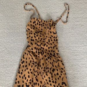 Maxi leopard dress
